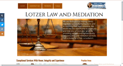 Desktop Screenshot of lotzerlaw.com